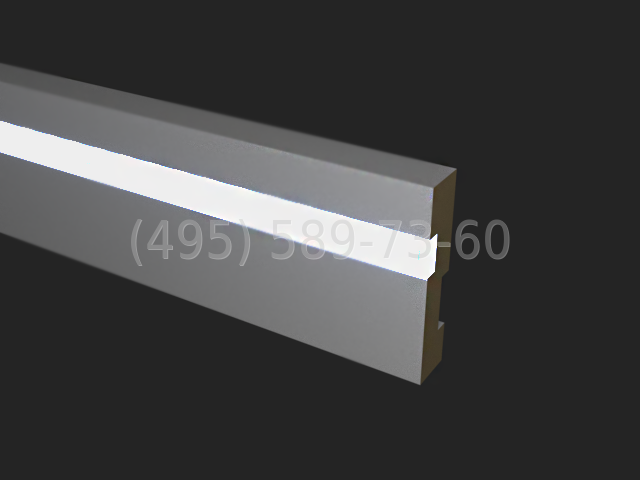 Плинтус напольный  для светодиодной подсветки  PN 021 led