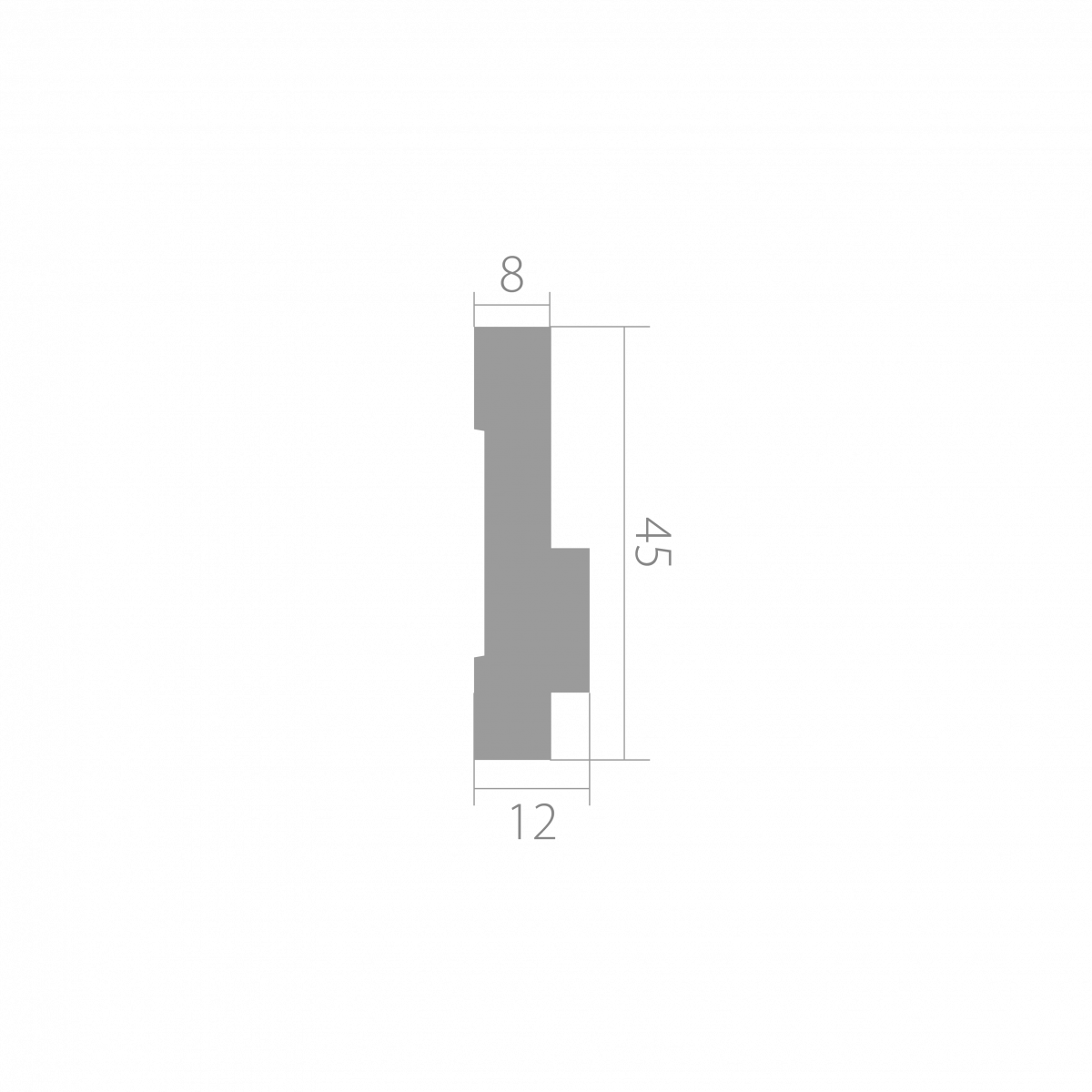 Молдинг U 026