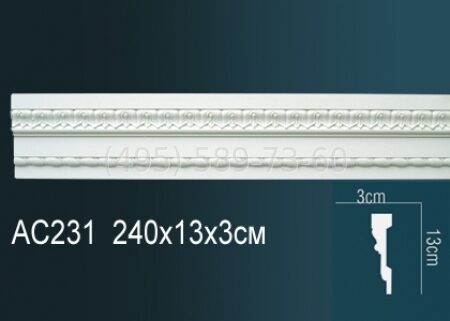 AC231 Молдинг бордюр с рисунком